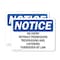 Signmission No Entry Without Permission Trespassing OSHA Notice Sign, Plastic, 10in W x 7in L, 2PK OS-2PACK-NS-P-710-L-14524 - alternate 1
